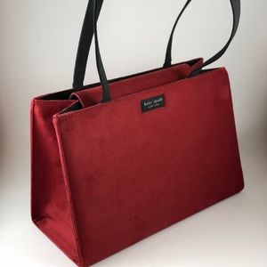 KATE SPADE Very Rare Vintage Vegan Suede Handbag